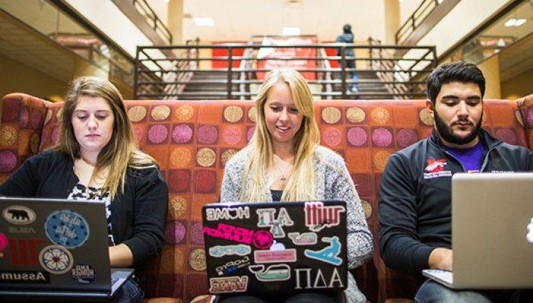 Students on Computers